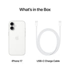 Apple iPhone 17 - 256 GB - White - Bell and Virgin Plus-Built For Apple Intelligence - Personal, private, powerful. Write, express yourself, and get things done effortlessly