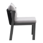 Zuo Horizon Dining Chair - Grey - Set of 2-3 year limited warranty