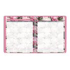 Blueline 2027 Pink Ribbon 14-Month Monthly Planner - 8-7/8" x 7-1/8" - Pink - Bilingual-Twin-wire binding with soft printed cover