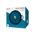 Maxwell & Williams - Cocotte ronde en fonte bleu minuit - 37 cm-Distribution uniforme de la chaleur