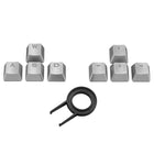 Cougar - Ensemble de 8 touches en métal pour claviers mécaniques-Design unique : Les caractères translucides vous permettront de profiter du rétroéclairage de votre clavier