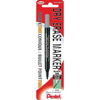Pentel Dry Erase Fine Point Marker, Black-Dry erase marker