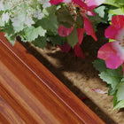 Outsunny Raised Garden Bed with Galvanized Steel Frame - 23.5" L x 23.5" W x 12" H - Dark Brown Wood Effect - 2 Pack-Suitable for planting vegetables, herbs, flowers and more 