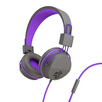 JLab Audio JBuddies Over Ear Headphones - Purple/Gray-English Packaging Only