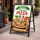 Futech Aframe013 Metal A-Frame Sidewalk Sign Holder, 24"W x 36"H insert size-6