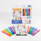 Tombow Learn to Doodle Kit-MONO Twin Permanent Marker with black ink and two tips –broad tip and fine point