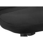 Monarch Specialties 7248 Multi-Position Office Chair - Black/Black Fabric-Seat height: 18.5 in. to 21.5 in. H; seat dimensions: 19.5 in. W x 19 in. D; weight capacity: 330 lbs