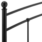 Modway Abigail Metal King Headboard - Black-7 Mounting Positions