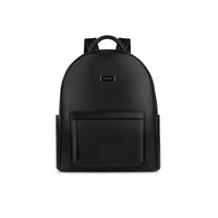 Design Lambert Inc The Miles Leather Backpack - Black-2 main compartments