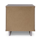 Manhattan Comfort Granville 18.11" Modern 2-Drawer Nightstand - Light Grey-15.16" L x 18.11" W x 19.49" H