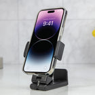 Scosche Universal Travel Phone Mount - Black-Use on airplane trays, tabletops, nightstands, cabinets and more