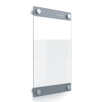 Quartet Infinity Customizable Glass Board, 11" x 17", Clear (3413899241)-Create unique displays, charts and more with a personalized Quartet board. The tempered glass surface is easy to clean in between uses and it resists stains and ghosting with superior erasablity. Durable, tempered glass is designed for long-term performance.