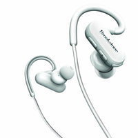 Brookstone AirFlex Athletic Wireless Bluetooth Headphones - White-Comfort-fit non-slip ear hooks are perfect for any exercise