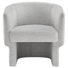 Modway - Muse Tissu Boucle Chaise d’accent en tonneau - Papier journal-7
