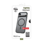 TUFF8 GlideGuard Mag Case for iPhone 17 Air - Smoke Black-Raised edges: Offer additional protection for both the screen and camera, safeguarding key areas from impact