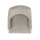 Manhattan Comfort - Lot de 2 fauteuils de salle à manger modernes Beever 24 po en chenille taupe-26,4 po L x 19 po l x 39 po H