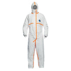 Dupont – Combinaison de protection personnelle, Tyvek 800J, capuche et coutures collées, blanc, petit, 10/p (TJCHA5TWHSM008000)-Matériau : Tyvek