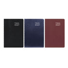 Blueline 2027 DuraGlobe Daily Planner with Twin-Wire Binding and Soft Cover - 8" x 5" - Assorted - Bilingual-Includes: three-year calendar, note pages, contacts, and tear-off corners