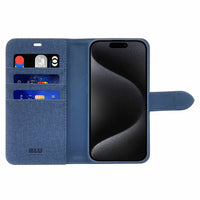 Blu Element Folio 2-in-1 Compatible with MagSafe Case for iPhone 17 - Lazuli Blue-Protection level  - 400 Drops at 10 Feet