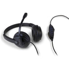 Aluratek Wired USB Stereo Headset with Noise Cancelling Boom Mic and In-Line Controls - Black-Built-in noise cancelling boom microphone - makes for better conversation on conference calls
