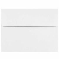 JAM Paper A8 Translucent Vellum Invitation Envelopes - 5 1/2" x 8 1/8" - White with Virtual Clouds - 25 Pack (52692203682I)-Color: White