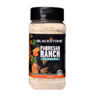 Blackstone Parmesan Ranch Seasoning-Salt, whey, dehydrated garlic and onion, maltodextrin, buttermilk solids, cheddar and Parmesan cheese blend [cheddar and Parmesan cheese (pasteurized milk, cheese cultures, salt and enzymes), cultured nonfat milk, soybean oil, whey, sodium citrate, natural flavor, salt, disodium phosphate and lactic acid], natural flavors (sour cream solids, whey, whey protein concentrate, natural flavors, yeast extract and salt), spices, disodium inosinate and disodium guanylate, malic a