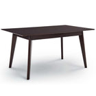 Modway - Prosper 5 pièces Velours rembourré Ensemble à manger - Cappuccino Navy-Pieds en bois effilés