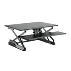 TygerClaw Sit Stand Desktop Workstation (LCD140339A)-Slim and lightweight, durable for long time usage