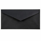 JAM Paper Monarch Envelopes, 3.88 x 7.5, Black Linen Recycled, 1000 Pack (317572B)-Black