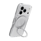 TUFF8 Glide360 Mag Case for iPhone 17 Pro - Clear-Improve Grip: Acts as a ring for better grip and hold