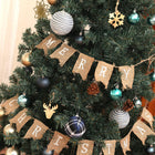 HOMCOM 6' Pre-Lit Artificial Christmas Tree with LEDs and Decorations - Green-Steel base provides reliable support 