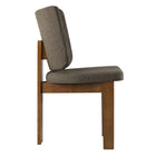 Modway Alba Armless Upholstered Dining Chairs - Taupe - 2 Pack-7