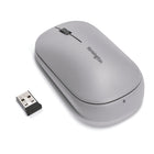 Kensington SureTrack Dual Wireless Mouse - Grey-Provides multiple pairing options - connect to a laptop or mobile smart device via Bluetooth 3.0 or 5.0 (Bluetooth LE) to save a valuable USB port, or to a desktop PC via the 2.4GHz USB-A Nano dongle