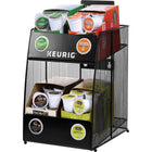 Keurig Mesh 4-Sleeve K-Cup Pod Storage Rack-Indicator slots make it easy to clearly display your favourite K-Cup pod varieties of coffee, tea, hot cocoa and more