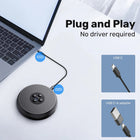 EMEET OfficeCore M1A Plug-and-Play USB Speakerphone - Zoom Certified-Noise Reduction and Echo Cancellation Algorithms: Filter out background noise and simultaneously enhance your voice to ensure you are clearly heard.