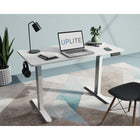 Uplite Electric Sit Stand Desk Frame - White-Frame Dimensions (Standing): 53.1"(L) x 19.5"(W) x 46.4"(H)