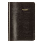 Brownline 2027 PlannerPlus Daily Planner with Twin-Wire Binding - 8" x 5" - Black-Appointment schedule from 7:00 a.m. to 7:30 p.m. in 30-minute intervals, for full week