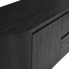 Modway Duval 71" Oval TV Cabinet - Black-8