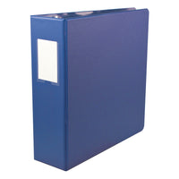 Staples Economy D-Ring Binder - 3" - Dark Blue-3" Storage, D-ring, navy blue binder with 600 page capacity
