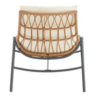 Manhattan Comfort Sunset Modern 3-Piece Patio Conversation Set - Cream-30 Day Limited Manufacturer's Warranty