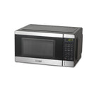 Commercial Chef 0.7 cu. ft. 700W Countertop Microwave - Stainless Steel-10 Power Levels: Our compact microwave (17.75" x 13.13" x 10.25") has 10 outstanding power levels, with one touch Quick Cook Settings for pizza, popcorn, frozen dinners, potatoes, and more.