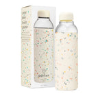 W&P Porter Glass Water Bottle - Terrazzo Cream-Perfect for the gym, the office, on walks and even around the house