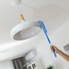 Gritt Commercial 22" Flexible Wand Duster - Microfiber and Chenille Sleeve - 20" Pole-This duster brush can be attached to a Gritt Commercial telescopic handle (sold separately) for a more extended reach. By utilizing the included handle, this wand duster can also be used on its own, offering a quick, efficient cleaning solution