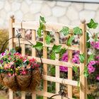 Outsunny - jardinière surélevée en bois - 24 po L x 12 po l x 49 po H - avec treillis-Fabriqué en bois de sapin massif pour la durabilité et la solidité

