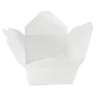 Victoria Bay Take Out Box - 5.9" W x 4.6" L x 2.5" H - White - 300 Pack-Take-out box fold-top