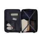 Bugatti Alexandria Collection 26.50" Hardside Spinner Luggage – Navy-Double 360-degree spinner wheels for smooth and quiet rolling (8 wheels)