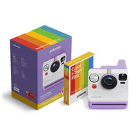 Polaroid Now Generation 3 Colour Film Bundle - Purple-Iconic Polaroid design