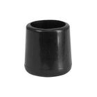 Flash Furniture – Embouts pour pieds de chaises pliantes en plastique, noir, (LEL3BKCAPS)-Embouts noirs protecteurs de plancher
