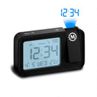 Marathon Watch Projection Clock with Large Display and Backlight - Black-Adjustable brightness: adjust the backlight brightness when powering from the usb power cable, choose between high (bright), low (dim) or off. when powering from the batteries turn on backlight and it will automatically turn off the backlight after 5 seconds, turn on the time projection and it will automatically turn off the backlight after 10 seconds.