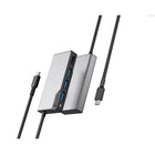 ALOGIC Fusion CORE 5-in-1 USB-C Hub - Space Grey-The hub easily expands the functionality of your USB-C Laptop/tablet/phone by providing additional ports such as 1 x HDMI 4K@30Hz (or 2K@60Hz), 1 x USB-C & 3 x USB-A with support for speeds up to 5Gbps (USB 3.0) and sharing 2A current for charging your mobile devices. It has an extended USB-C cable making it suitable to be used with all types of USB-C devices, which is also enabled with smart cable management system tokeep the device organized when not in use